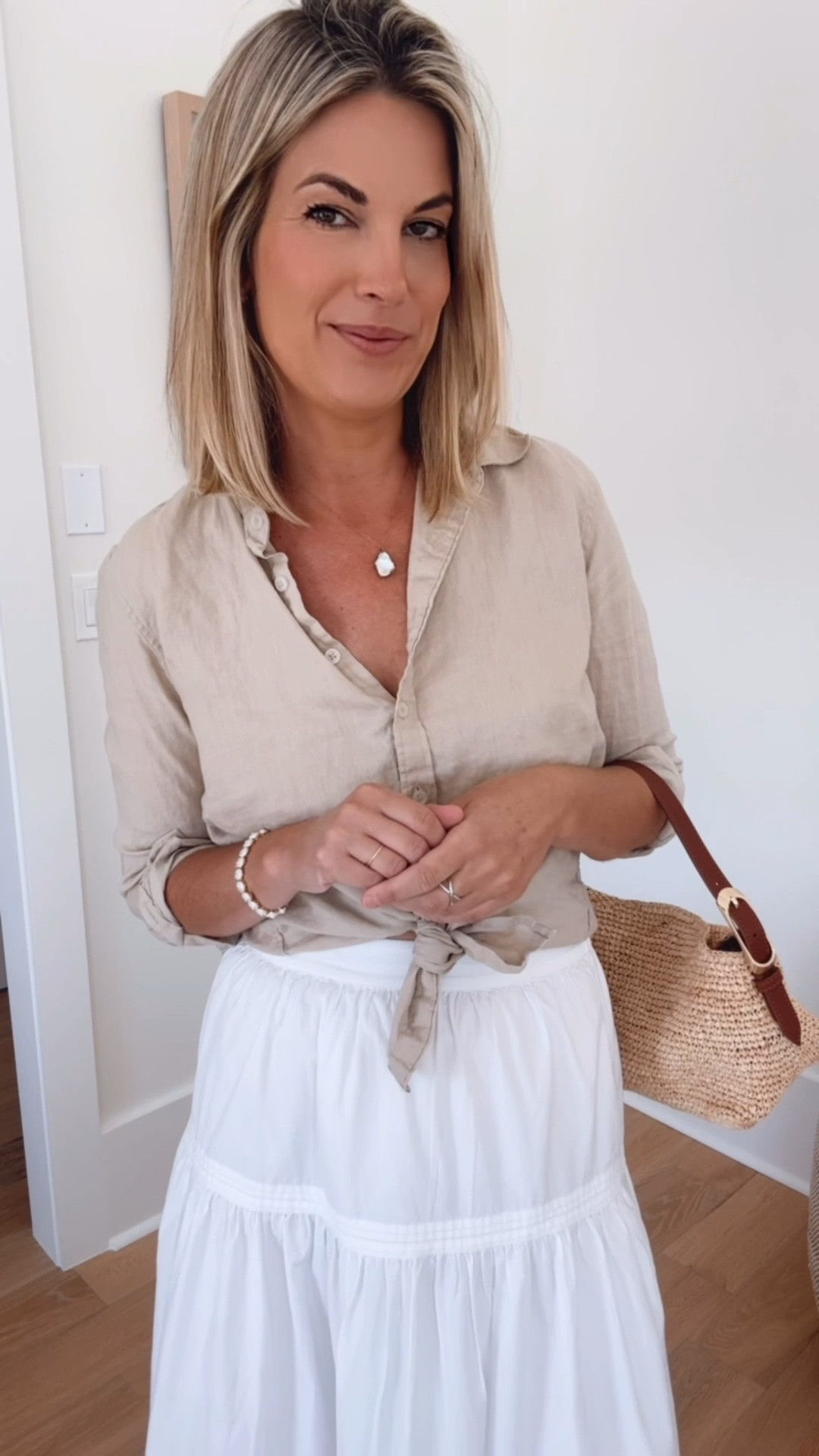 Cotton maxi skirt two ways. I am 5’11” in small tops and small skirt.

#LTKootd #LTKOver40 #LTKTall