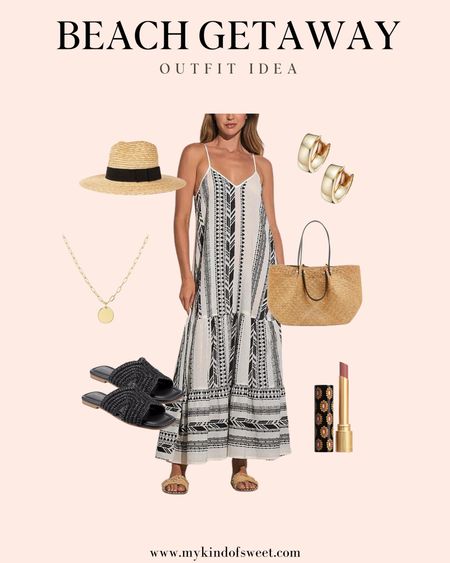 This Bloomingdale’s Maxi Dress is the perfect summer getaway look. I love the pattern. Don’t forget to grab these beach ready accessories like this Nordstrom Straw Hat. 

#LTKStyleTip #LTKTravel 

#LTKSeasonal