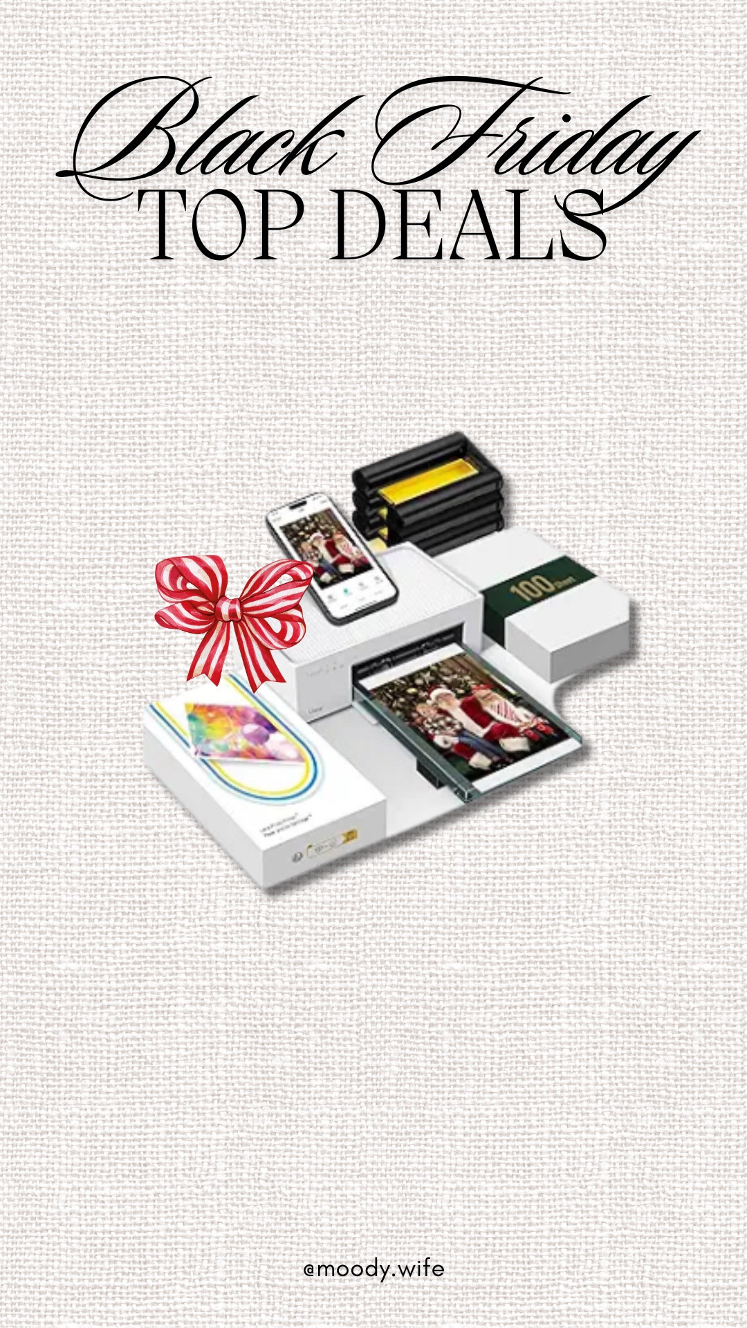 Photo printer for 4x6 photos! This is the perfect gift for Grandma and Grandpa or a mom who loves to scrapbook! 

#LTKGiftGuide #LTKCyberWeek #LTKHoliday