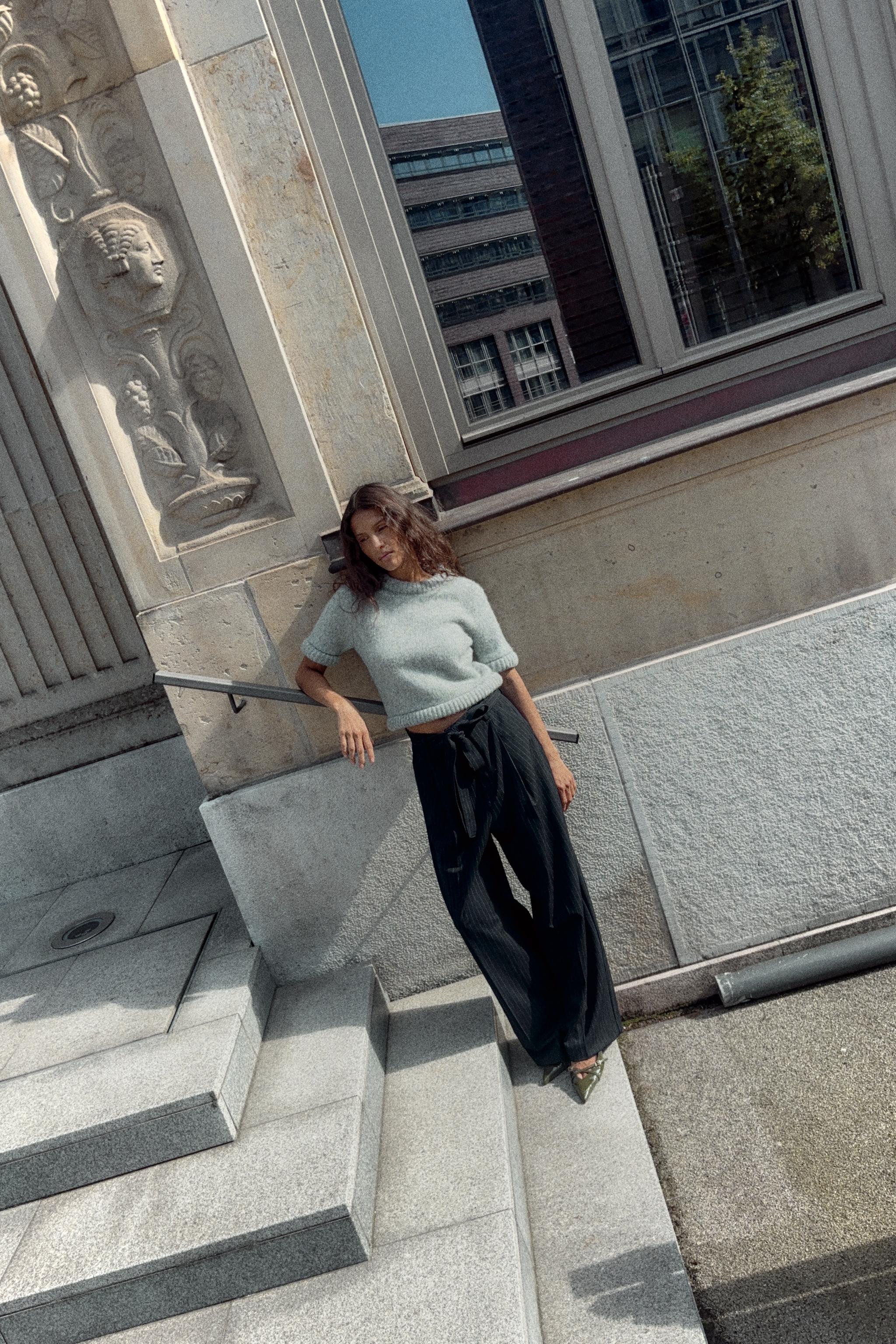 SHORT SLEEVE KNIT JUMPER | Zara US