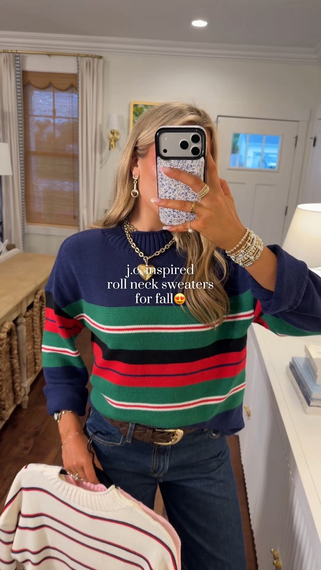 wearing a size medium & they fit PERFECTLY!!🩷 these J.C. inspired striped sweaters are such a good find!! the colors, fit & classic preppy look are so good for fall🤎🍂
#fallfashion #fallsweater #preppystyle #falloutfit #womensfashion

#LTKU #LTKSeasonal #LTKWorkwear