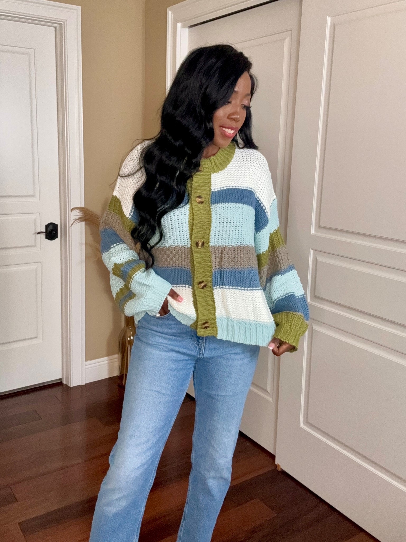 Love this gorgeous sweater. True to size. Wearing a small. Under $50. 

Fall Outfit, Sweater Weather, 

#LTKSeasonal 

#LTKFindsUnder100 #LTKFindsUnder50 #LTKOver40