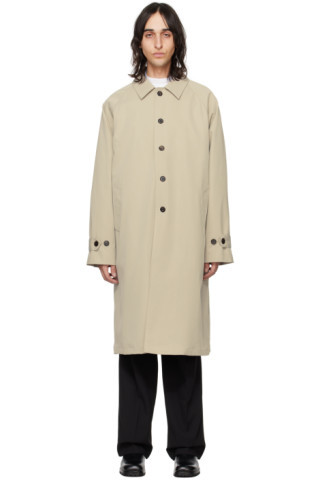 Beige Emil Trench Coat | SSENSE