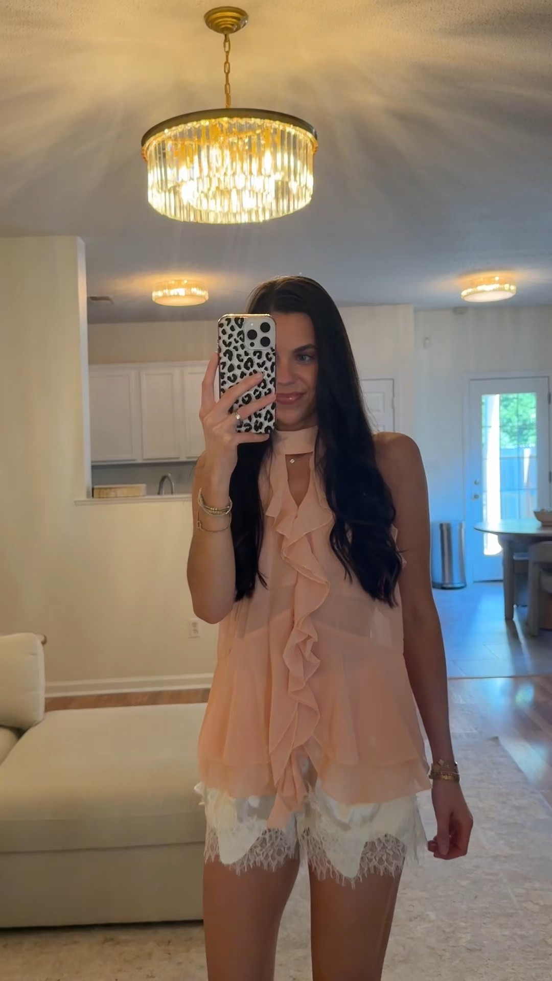 Soft, flirty, and effortlessly feminine. This light pink chiffon ruffle tank is the perfect airy piece for warm-weather days and easy summer styling

#LTKootd #LTKWorkwear #LTKSeasonal