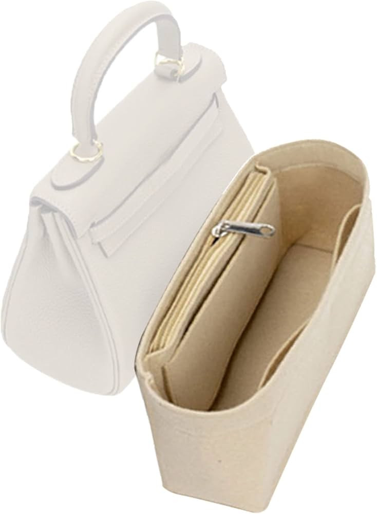 for Handbags Kelly 32 organizer Purse Organizer insert1011Beige-L | Amazon (US)