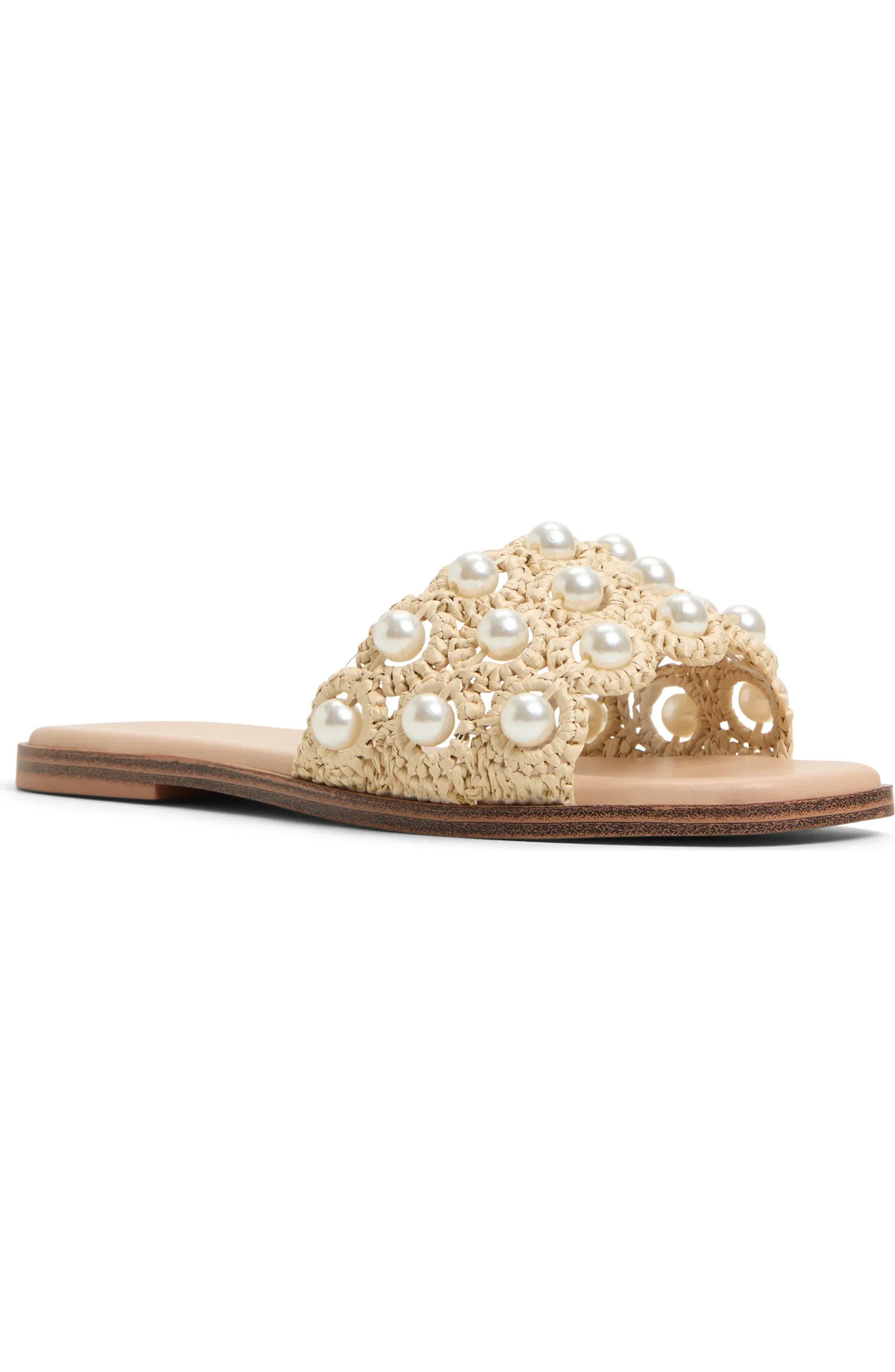 ALDO Gizelle Embellished Slide Sandal (Women) | Nordstrom | Nordstrom