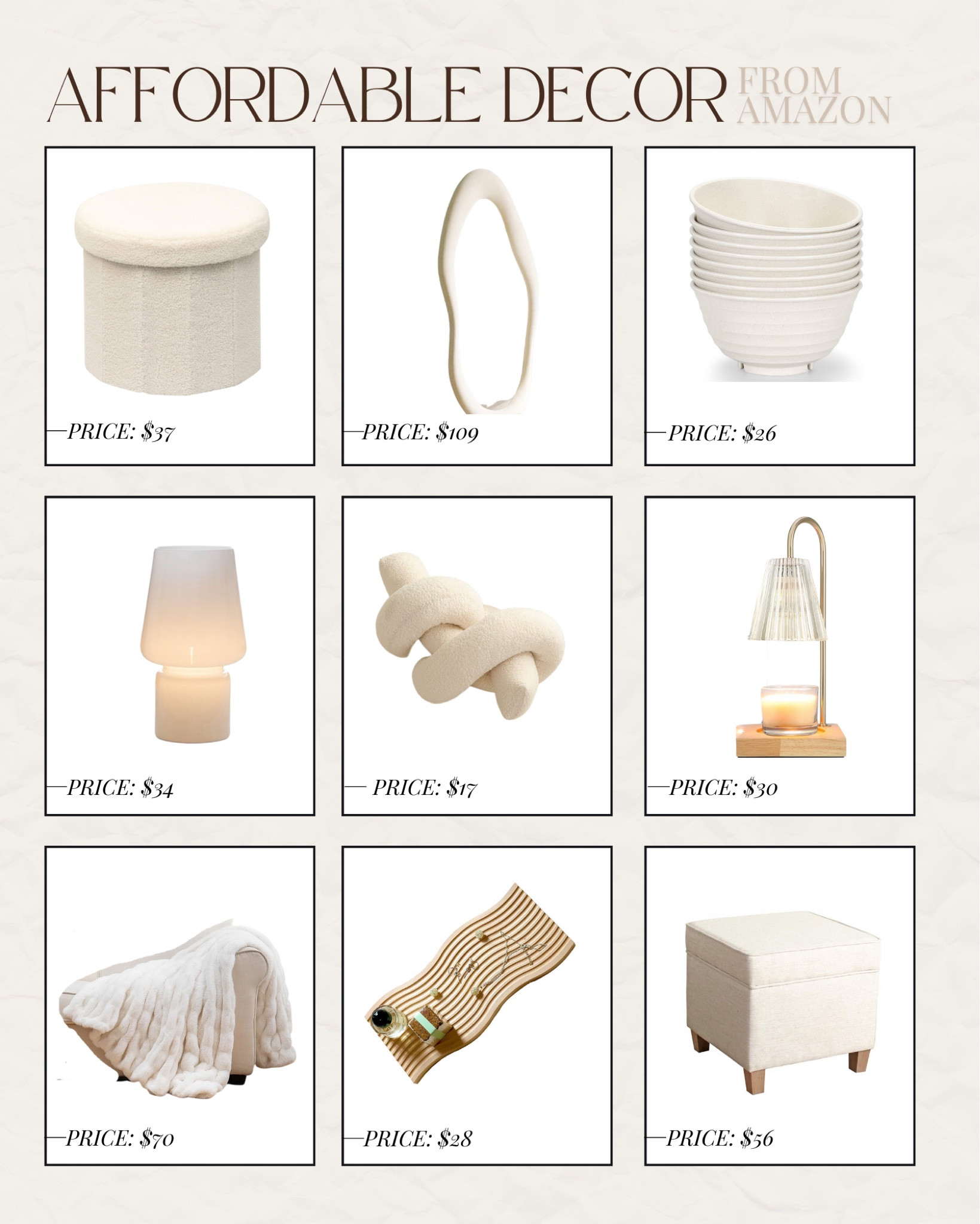 Affordable home decor finds from Amazon! #founditonamazon 

#LTKstyletip #LTKfindsunder100 #LTKhome