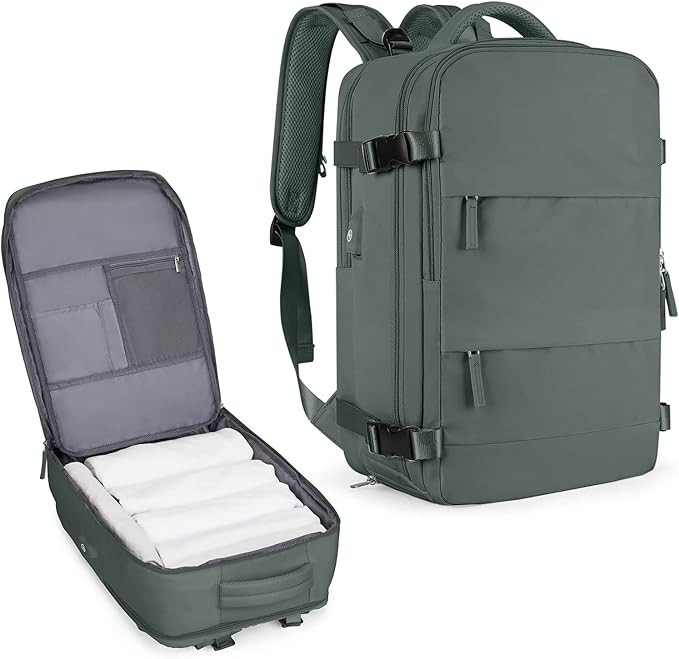 coowoz Large Travel Backpack For Women Men,Carry On Backpack Flight Approved,Hiking Backpack Wate... | Amazon (US)