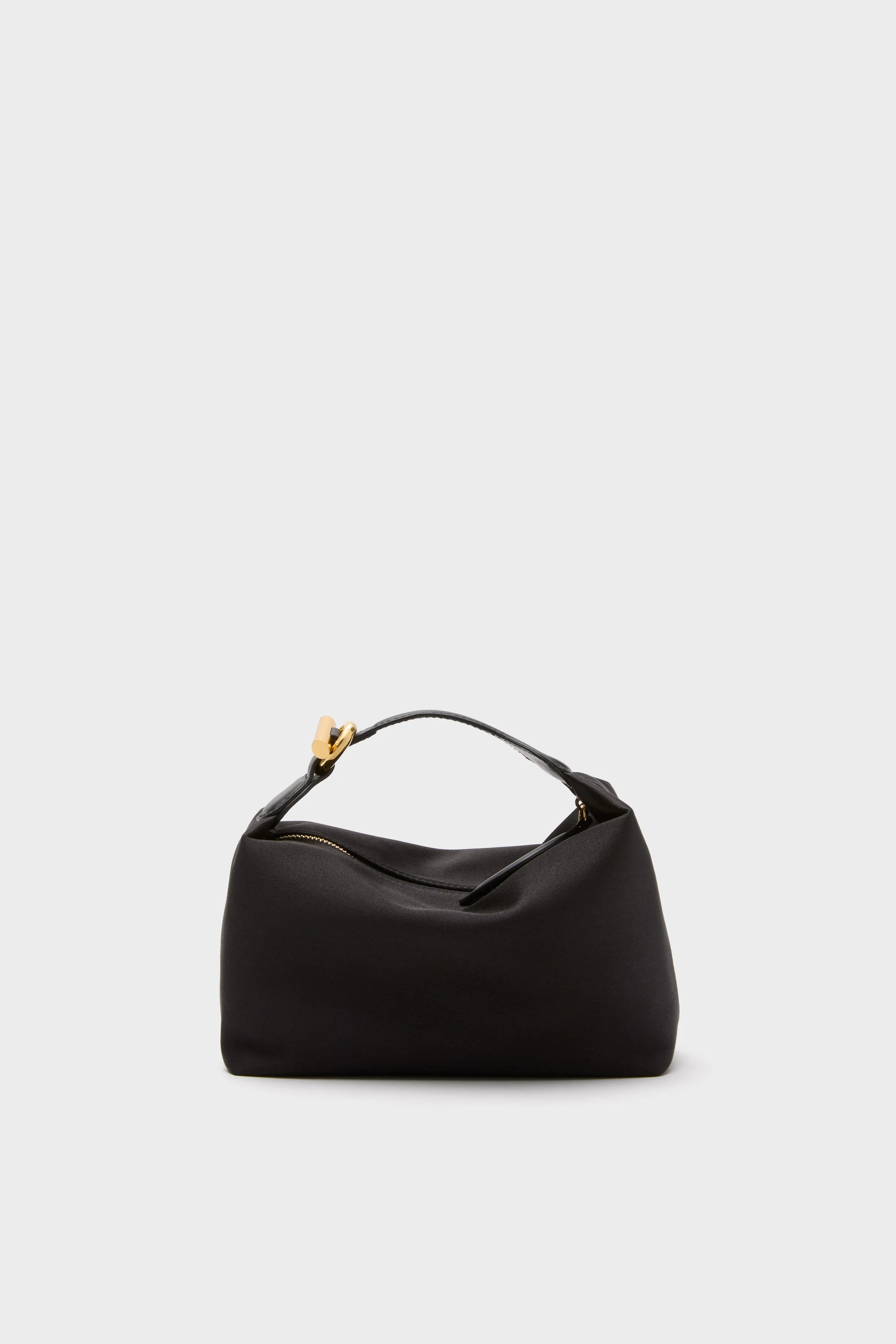 Black Satin Micro Pillow Pouch | Tuckernuck (US)