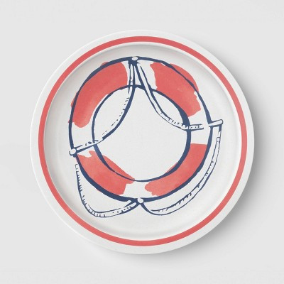 Melamine Dinner Plate Anchor Red - Room Essentials™ | Target