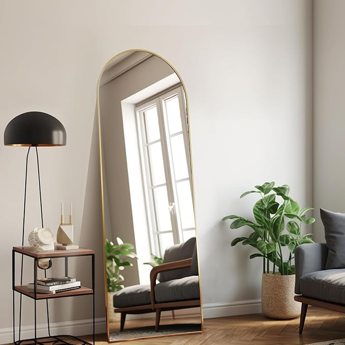 LOIGYUR Floor Mirror Full Length, 70"x32" Arched Full Length Mirror with Stand, Full Length Mirro... | Amazon (US)