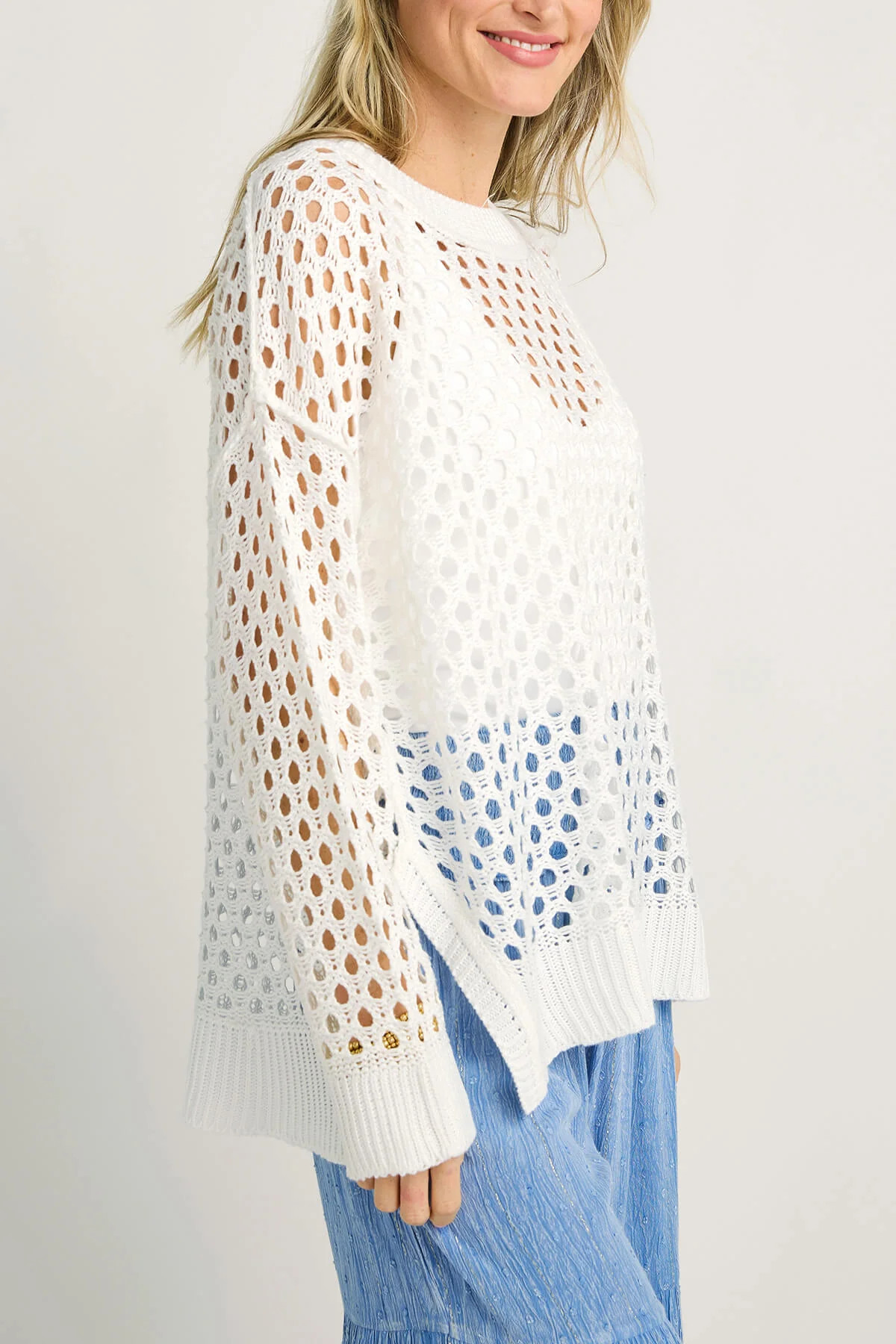 Vintage Havana Crochet Sweater | Social Threads