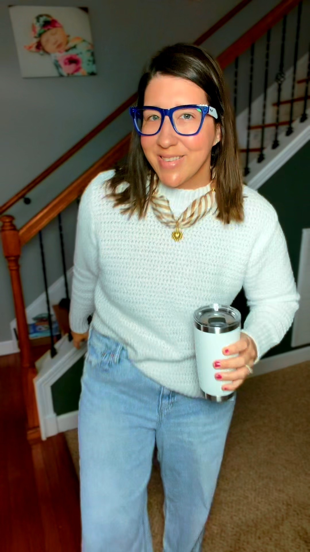 Sunday church fit. Easy, cute and comfy. 

Shirt- large
Jeans-14 

#LTKmomlife #LTKMidsize #LTKootd