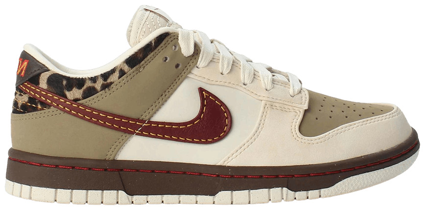 Nike Wmns Dunk Low 'Khaki Team Red' | GOAT