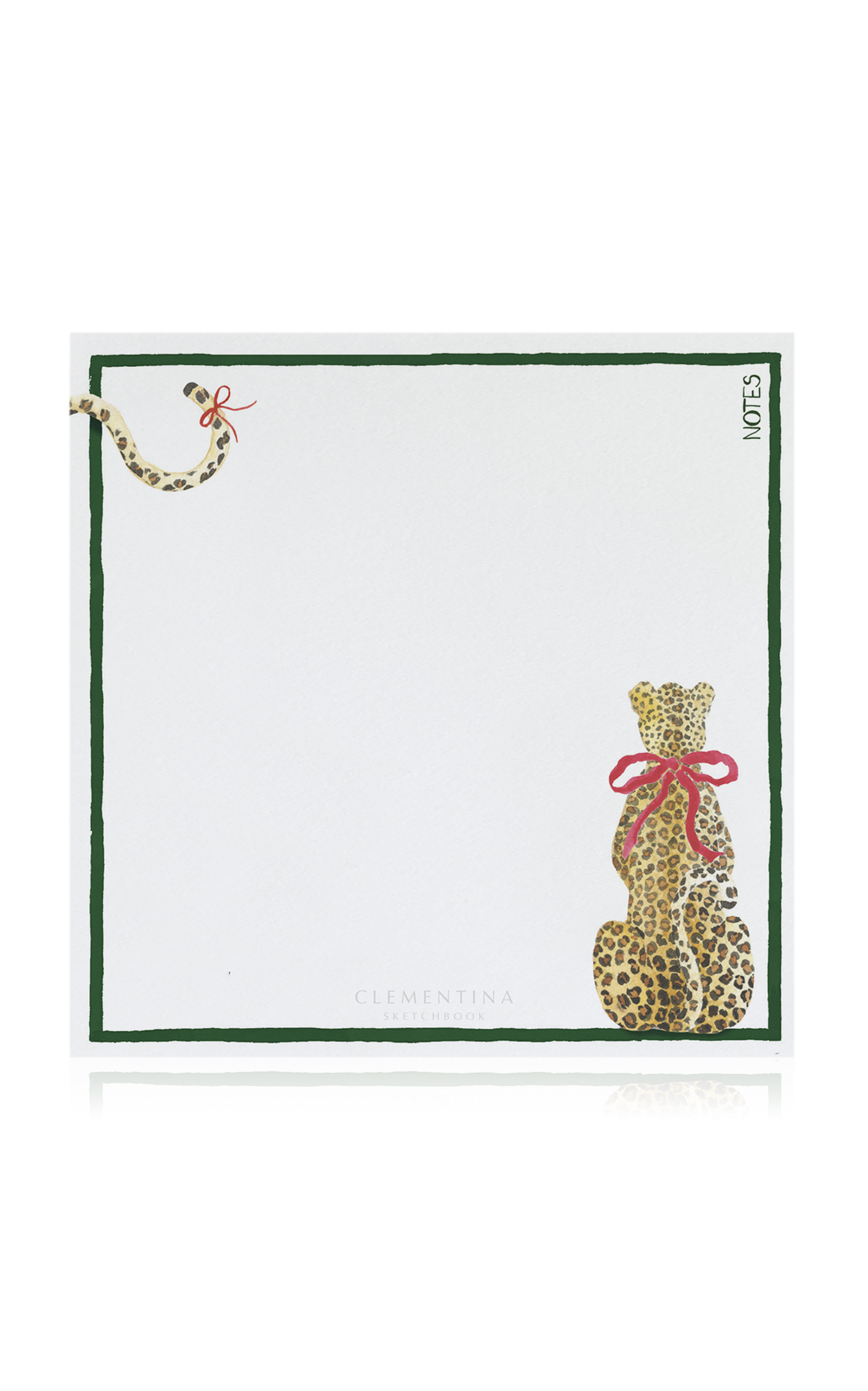 Christmas Leopard Notepad | Moda Operandi (Global)