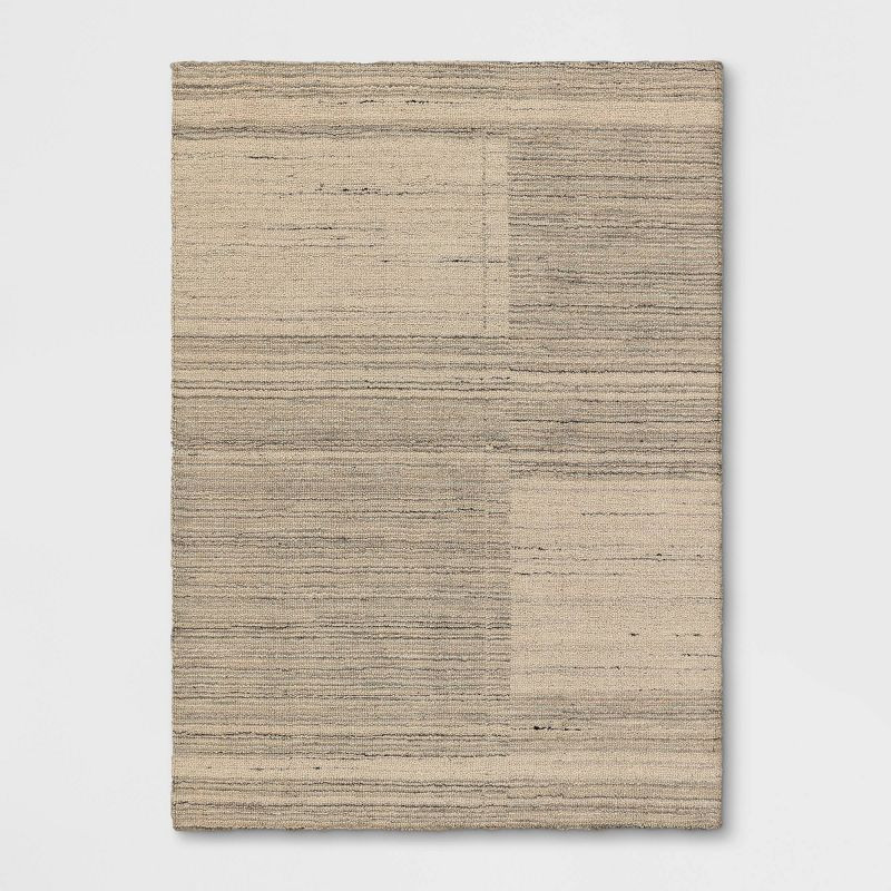 Linen/Wool Loom Carpet Area Rug Natural - Threshold™ | Target