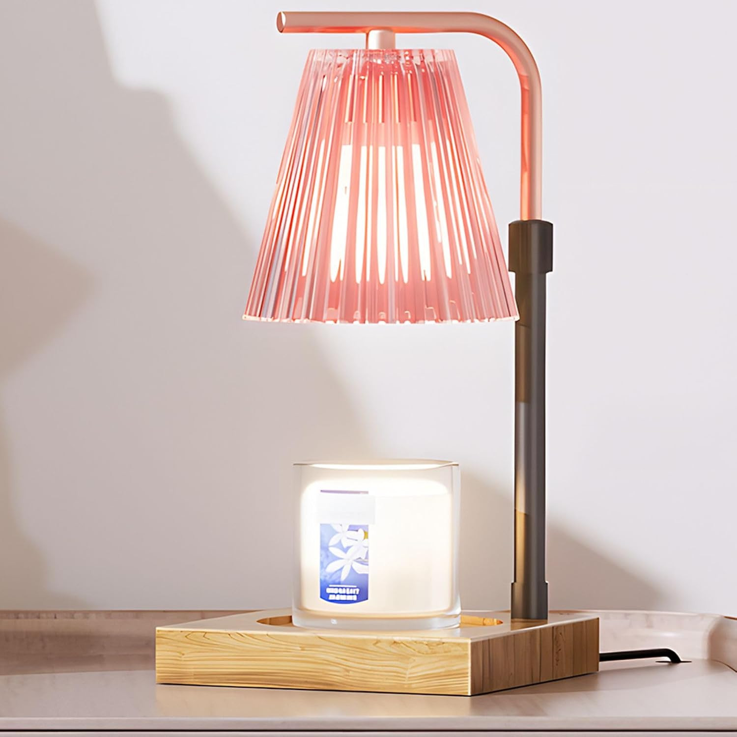 REIDEA Candle Warmer Lamp with 2 Bulbs, Timer, Adjustable Light Height, Dimmable Warmer for Both ... | Amazon (US)