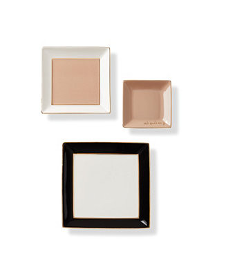 Kate Spade Make it Pop 3-Piece Tray Set - Macy's | Macy's