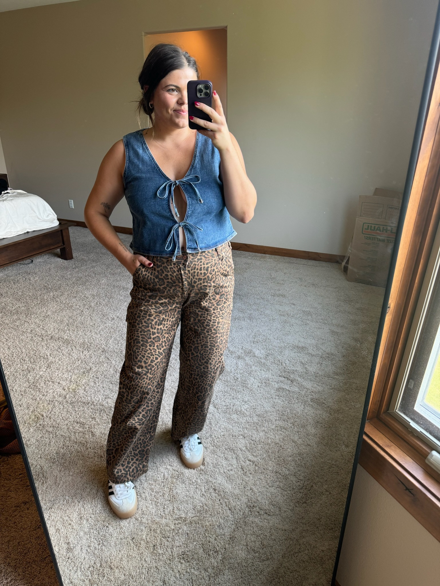 Step into fall with a wild side! These cheetah pants bring the perfect pop of print to elevate your seasonal style. Trendy, bold, and easy to pair with your favorite cozy layers, this look is made for turning heads. Shop the pieces below to get the look!

#LTKSeasonal #LTKMidsize #LTKStyleTip