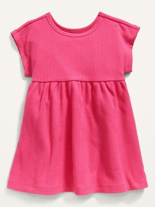 Solid Rib-Knit Dolman-Sleeve Dress for Baby | Old Navy (CA)
