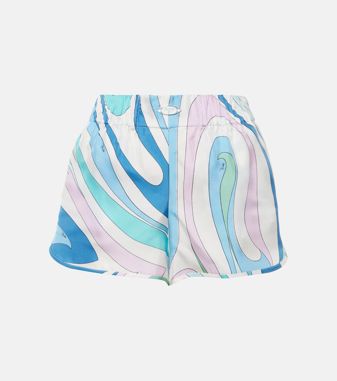 Marmo printed silk twill shorts | Mytheresa (UK)