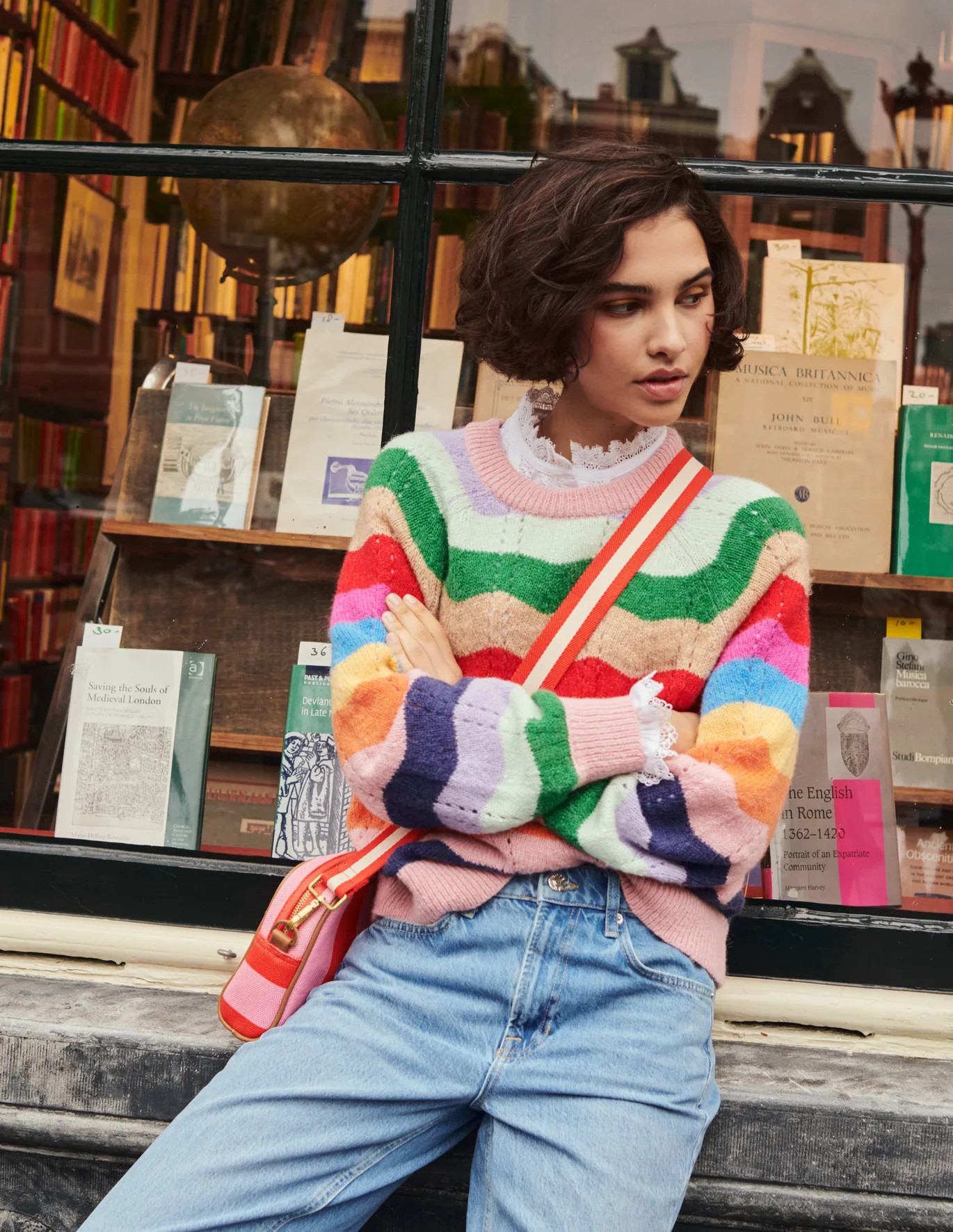 Fluffy Wave Sweater - Multi | Boden US | Boden (US)