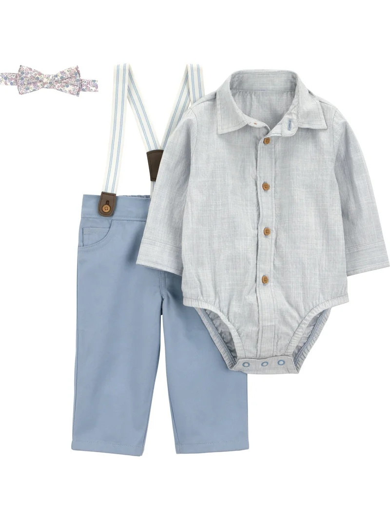 Carter's Child of Mine Baby Boy Outfit Set, 3-Piece, Sizes 0/3-24 Months | Walmart (US)