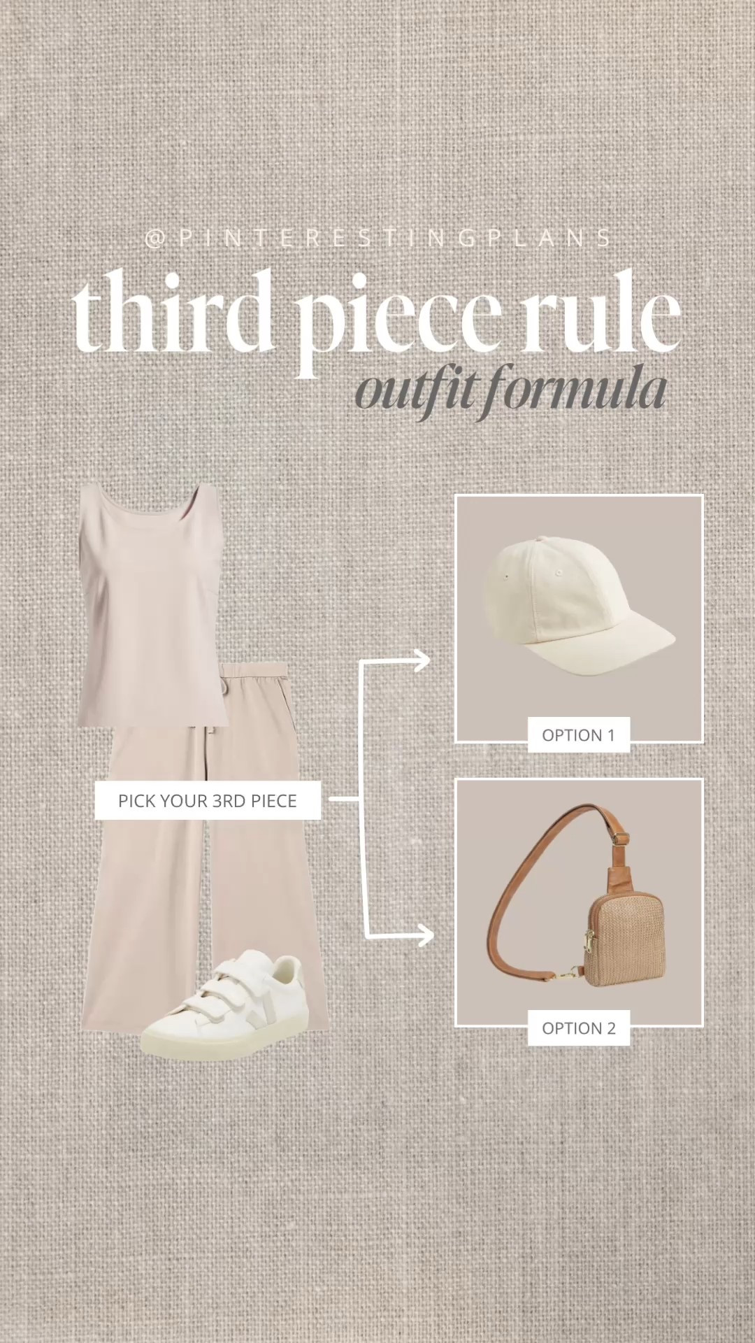 Amazon lounge set outfit. Which 3rd piece would you pick to complete this look? 

More details on the blog 👉🏻 www.pinterestingplans.com/the-third-piece-rule

#LTKFindsUnder50 #LTKOver40 #LTKTravel