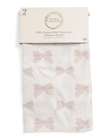 Set Of 2 50x96 Wilder Bow Window Panels | TJ Maxx