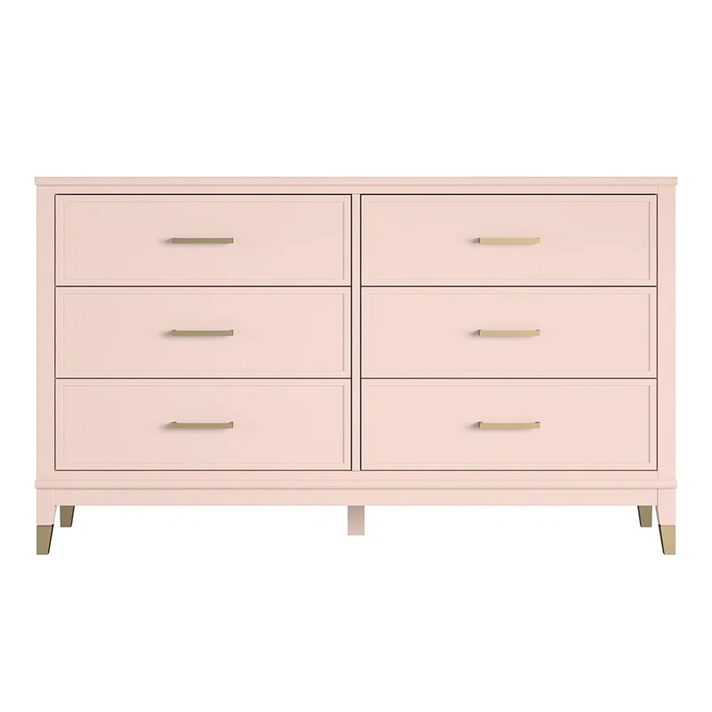 Westerleigh 6 Drawer 56.77" W Double Dresser | Wayfair North America