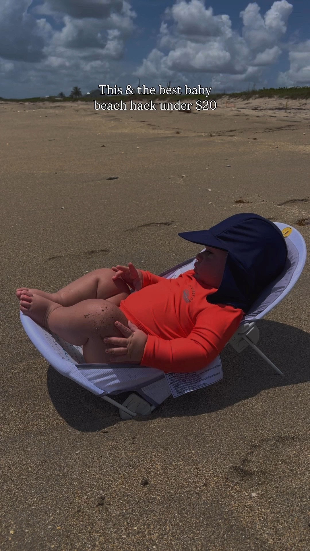 Bringing this one back around in time for summer! Look how small Ian was! 🥹 Turned our baby bath time lounger into a beach and pool lounger! 😎 As a mom, I’ve learned to pack smarter for vacations to avoid overpacking. This lounger saves space and keeps our baby involved in beach fun with his sister. When done, we simply rinse it out and place it in the hotel shower. 🙌

*Disclaimer: Stay within arm’s reach of your baby at all times. Never leave your baby unattended. Babies 6 months and under should not be exposed to extended periods of direct sunlight. It is recommended to limit direct sun exposure to 15-30 minutes, either before 10 AM or after 4 PM. In our case, Ian received 5-10 minutes of direct sunlight.*
.
.
.
🏷️: baby beach hacks, baby hacks for the beach, beaching with babies, baby lounger, baby bath time hack, Miami mom, south Florida mom #babyhacks #momhacks #momoftwo #primeday #founditonamazon #shopltk #ltkbaby