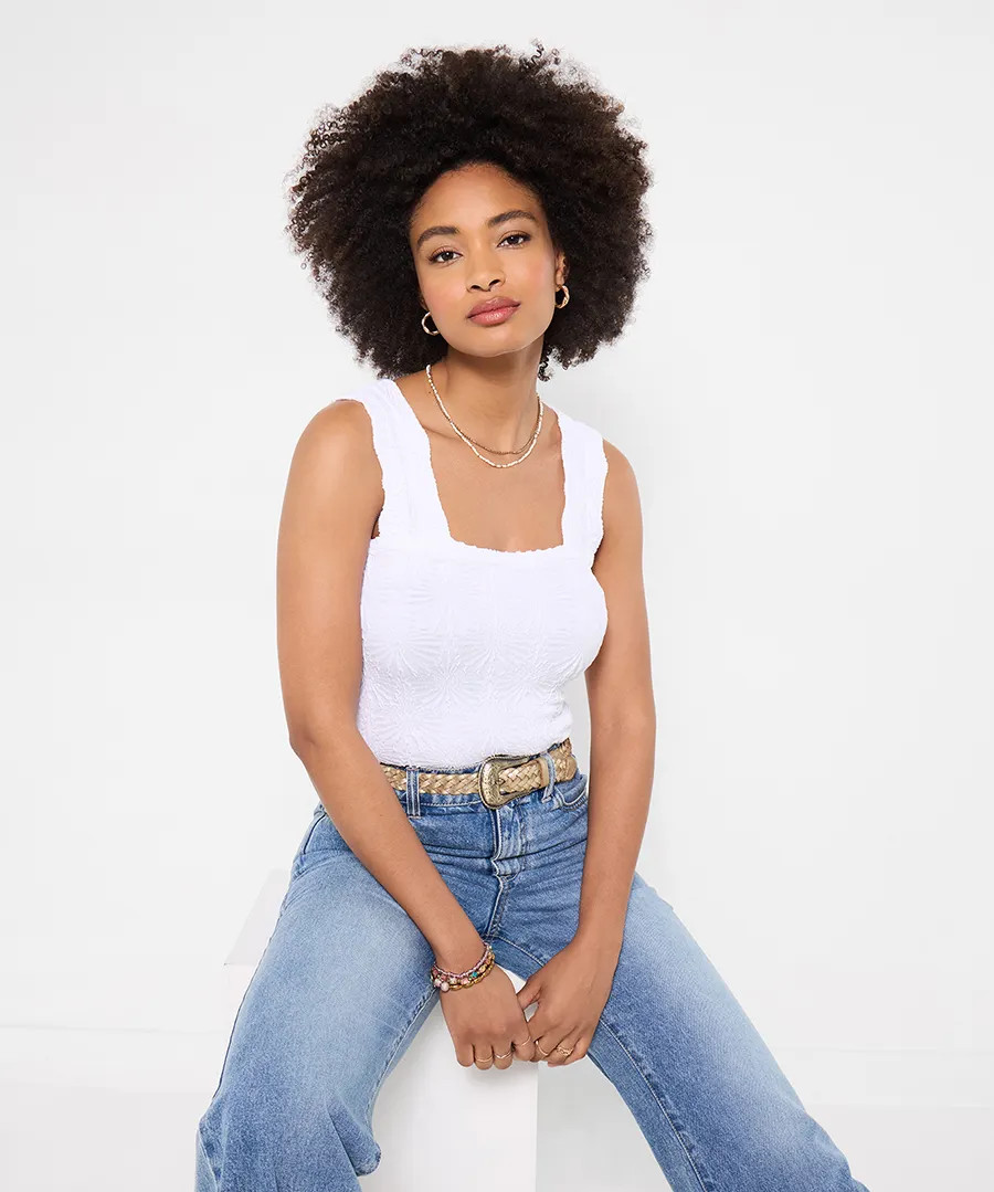 Summer Solstice Textured Vest | Joe Browns