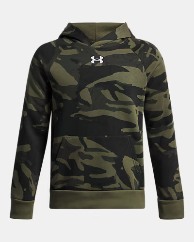 UA Rival Fleece Printed Boys' Hoodie | Under Armour (US)