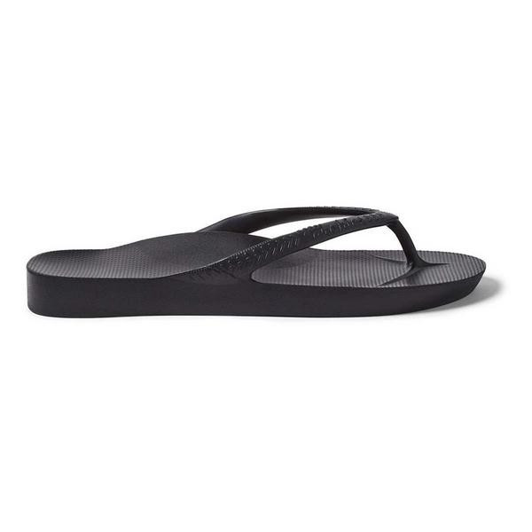 Archies Footwear Arch Flip Flop Sandals M7/W8 Black | Scheels Sports