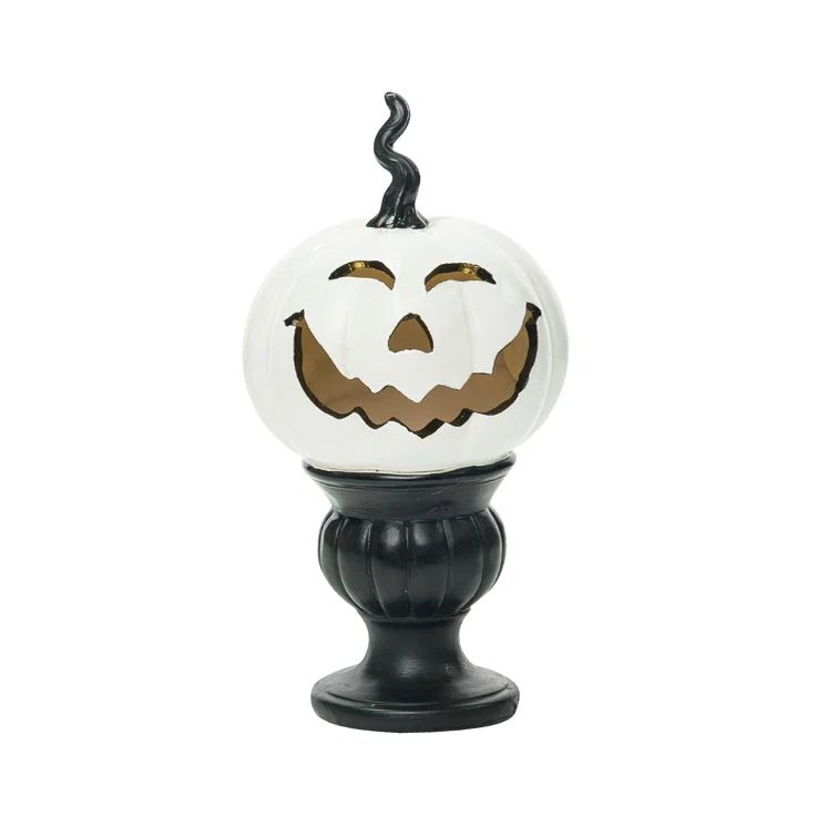 Halloween Light up Pedestal Pumpkin | Wayfair North America