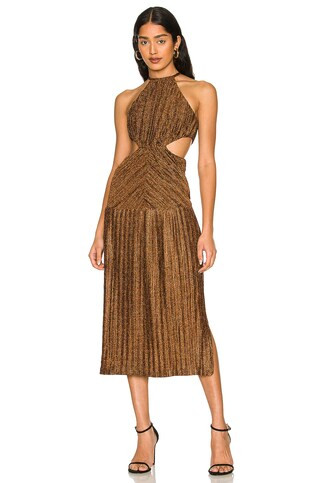 Odette Dress in Copper | Revolve Clothing (Global)