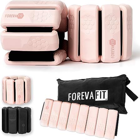 FOREVA FIT Ankle or Wrist Weights Pair - 1.1 lbs Each, Adjustable Size, Wrist and Ankle Weights f... | Amazon (US)