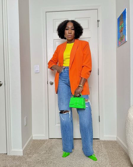 I live for a color block moment and this one did it for me. Linking similar pieces so you can recreate this look. 


#LTKFindsUnder50 #LTKStyleTip #LTKOver40