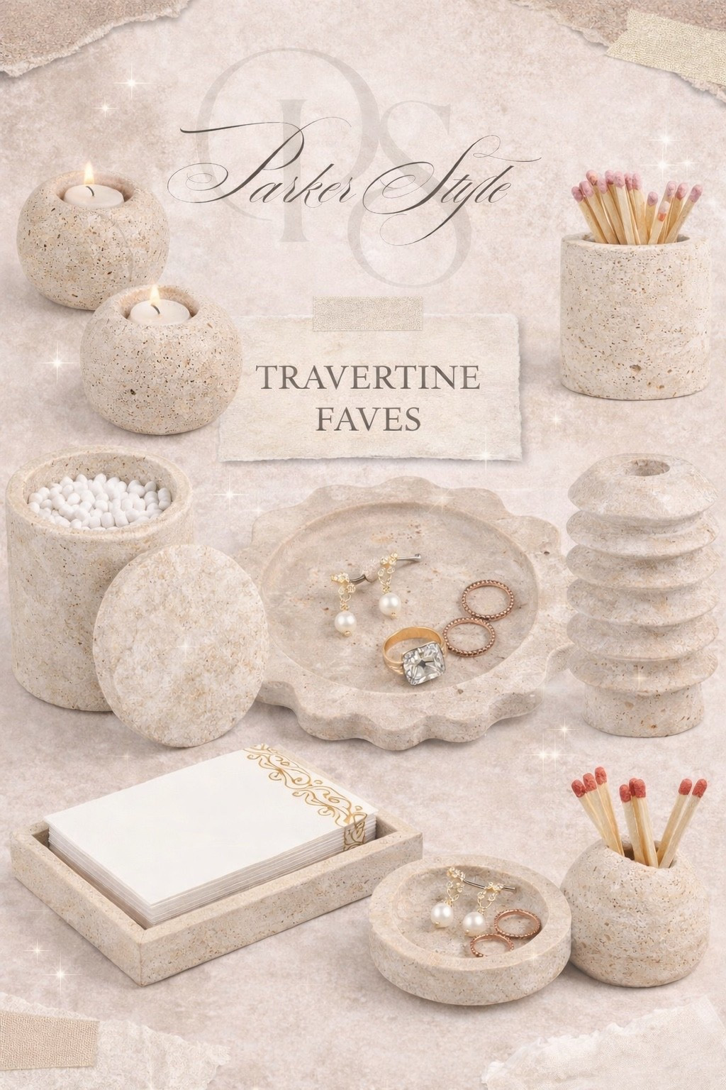 Obsessed with the warmth and texture travertine adds 🤎
These are the kind of pieces that instantly make a space feel elevated and collected—without trying too hard. 

#travertinedecor #neutralhome #parkerstyle #elevatedliving #ltkhome

#LTKHome