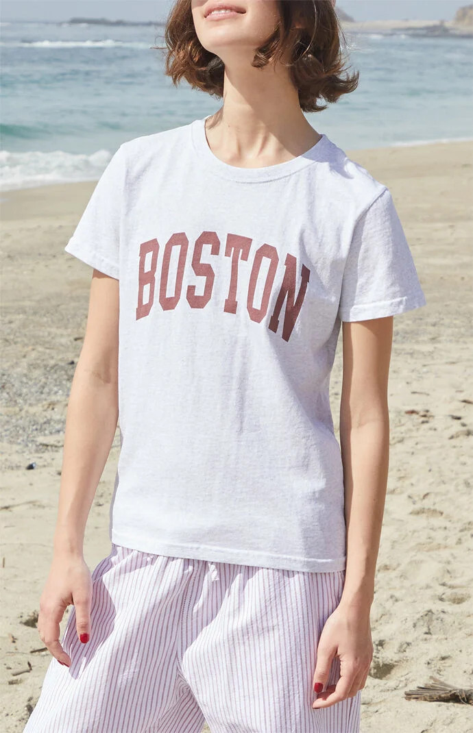 John Galt Women's Gray Chloe Boston T-Shirt | PacSun