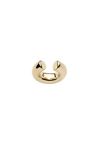 Jennifer Fisher Natasha Micro Ear Cuff in Metallic Gold | FWRD 