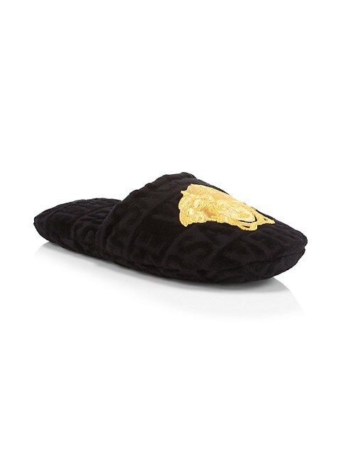 Logomania Embroidered Slippers | Saks Fifth Avenue (CA)