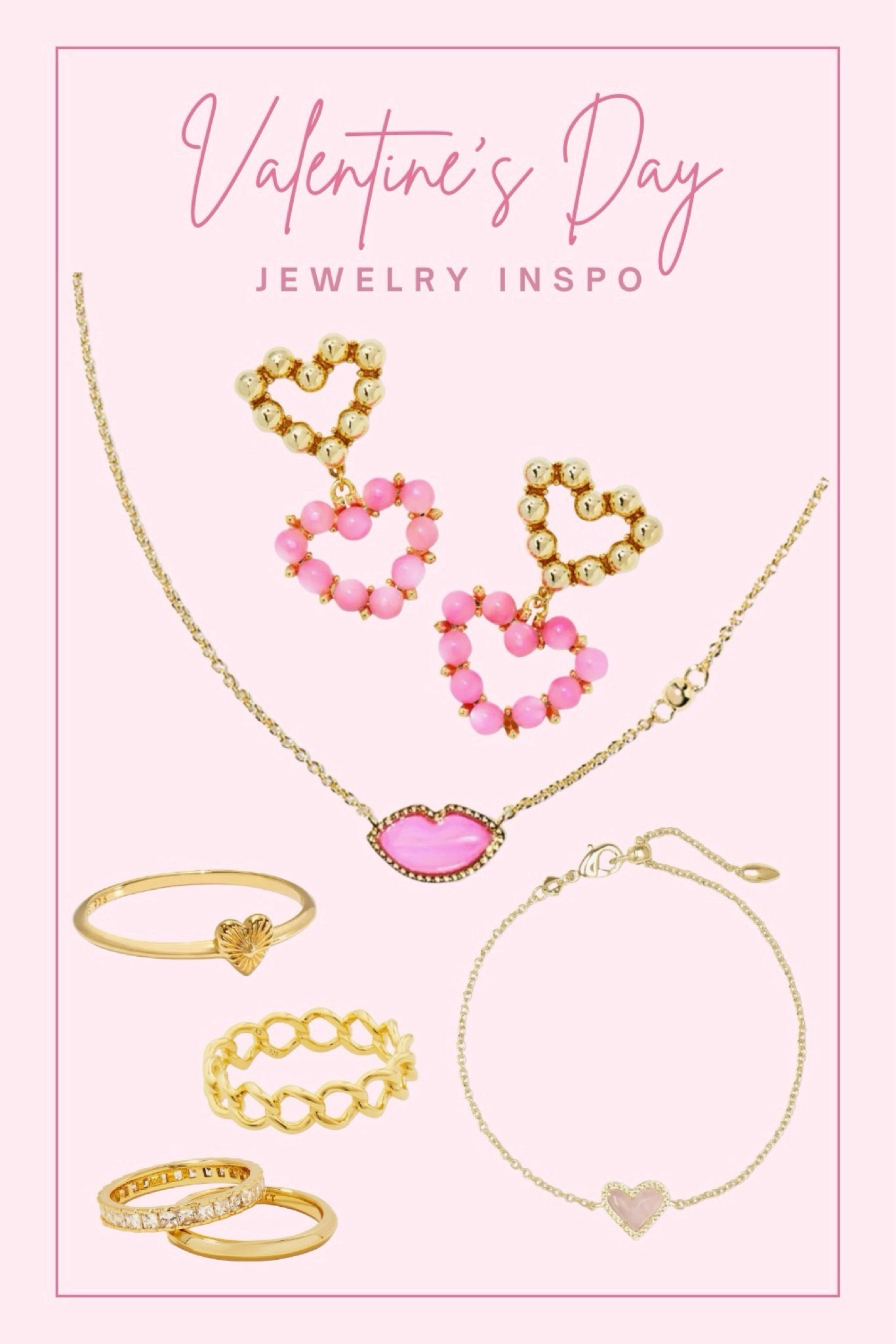 It's almost Valentine's
Day!! Here is the perfect accessories for Valentine's Day or Valentine’s Day. If you're looking for a gift these are perfect as well!!

#love #valentines #day #valentinesdaygift #valentinesday #beauty #jewelry #goldjewelry #style #trends #jewelrygram
#jewelrygift #giftguide #valentinesgift #trending #styleinspo #valentinesinspo #kendrascott #kendrascottjewerly 

#LTKGiftGuide #LTKMostLoved #LTKstyletip