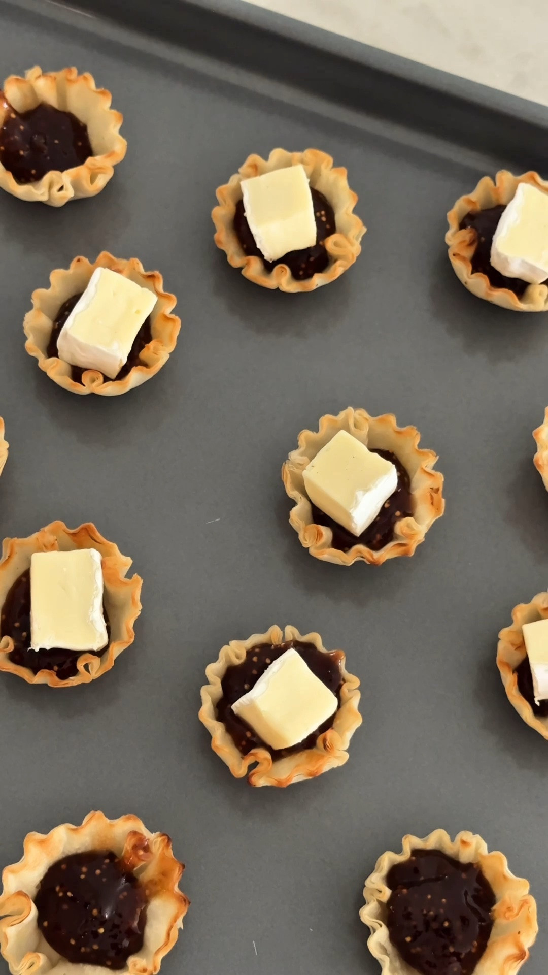 The easiest savory appetizer you can make this Fall + Football season! It’s got that bite sized crunch!

Save and share this easy recipe!

Brie & Fig Phyllo Bites 

Brie Cheese ( cubed )
Fig Jam
Phyllo Shells by @athens_foods  
Fresh Thyme ( for garnishing )

Spoon your fig jam on top of each shell, top with a cubed Brie cheese and garnish some thyme on top! Place each piece on a cooking pan at 350 and cook for 5-8 minutes! When the shells are golden and the cheese is melted…they’re ready! Serve right away! So easy!

#easyappetizer #easyappetizers #phyllodough #briebites #fallappetizers

#LTKSeasonal #LTKOver40 #LTKfoodie