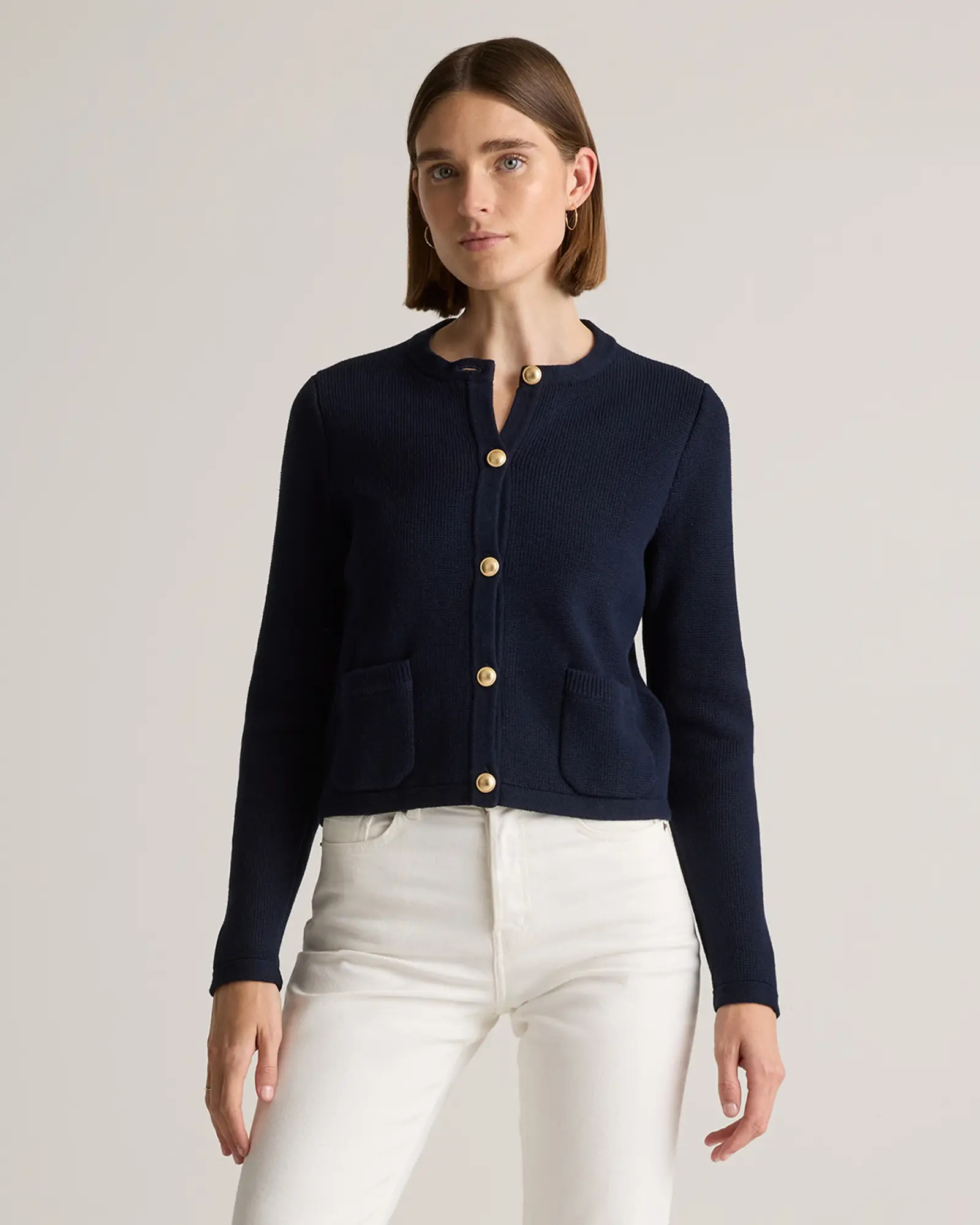 100% Organic Cotton Sweater Jacket | Quince