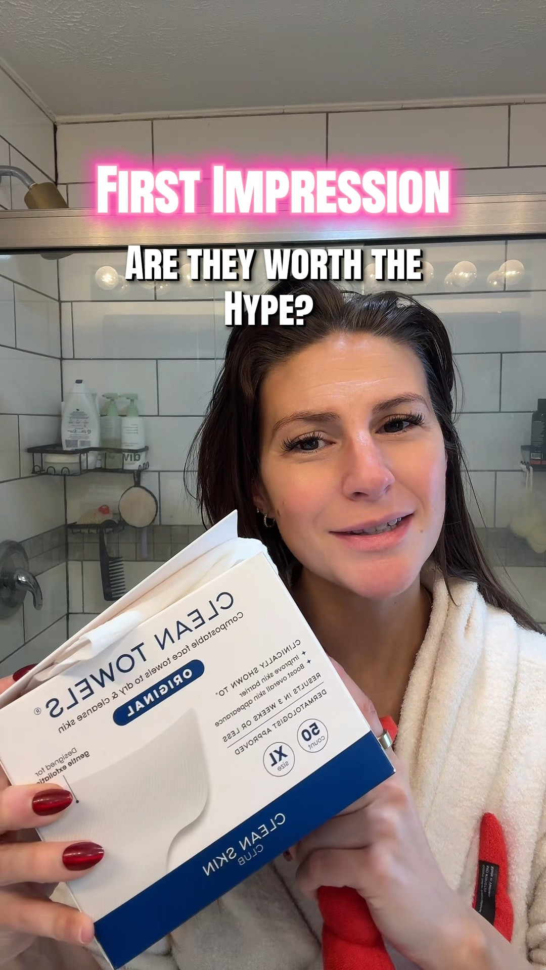 If your goals are clearer skin - grab these disposable towels. They’re one and done and not loaded with buildup or bacteria like the towels hanging in your bathroom. 
Soft, large in size and gets all the dirt off  

#LTKBeauty #LTKgrwm #LTKselfcare