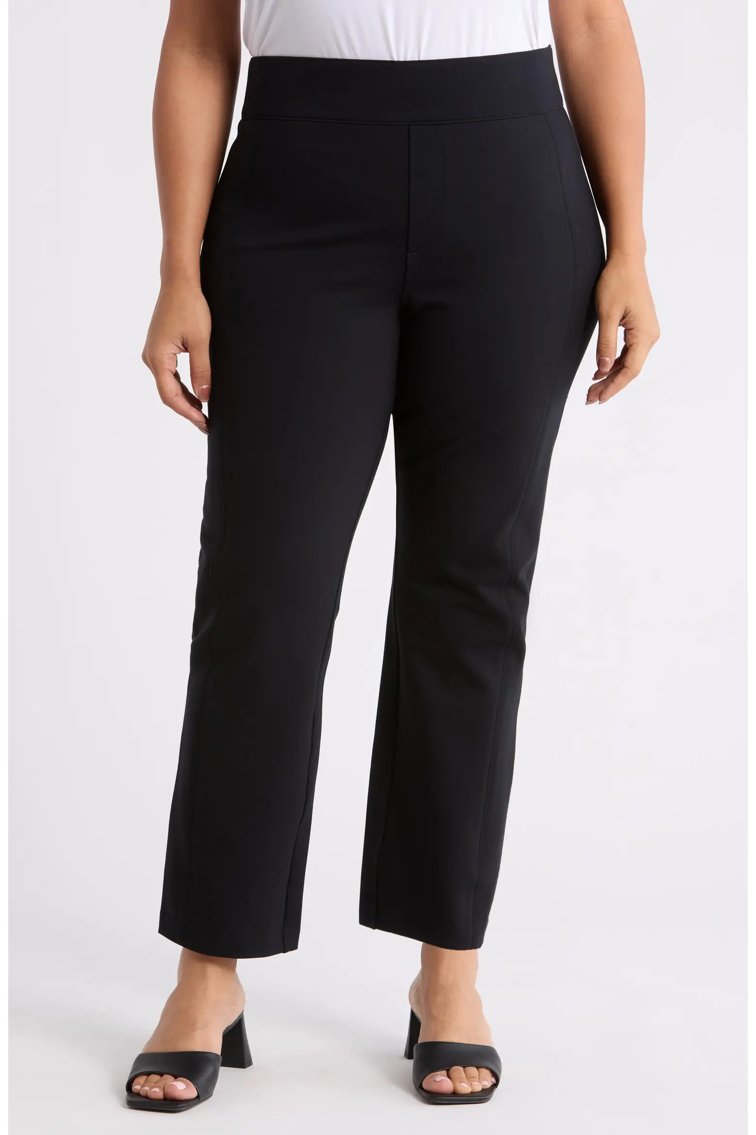 SPANXsupersmooth™ PerfectFit Ponte Slim Straight Leg Pants (Women) | Nordstrom | Nordstrom
