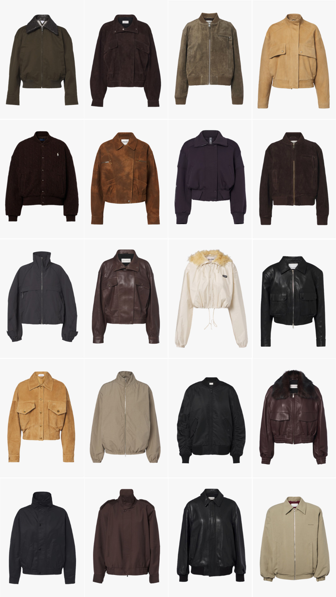 Bomber jackets 

 