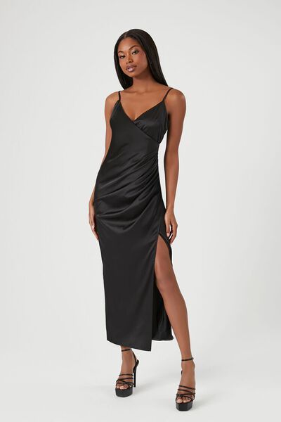 Satin Midi Slip Dress | Forever 21 (US)