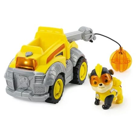 PAW Patrol, Mighty Pups Super PAWs Rubble‚Äôs Deluxe Vehicle with Lights and Sound | Walmart (US)